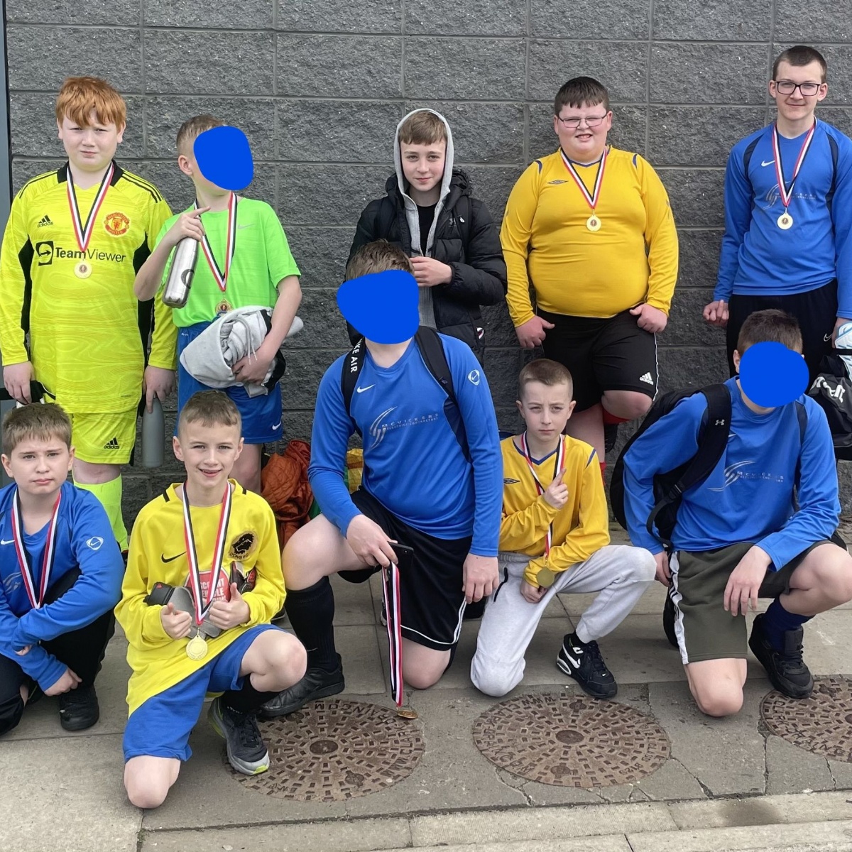 Trinity Academy New Bridge KS3 Footballers