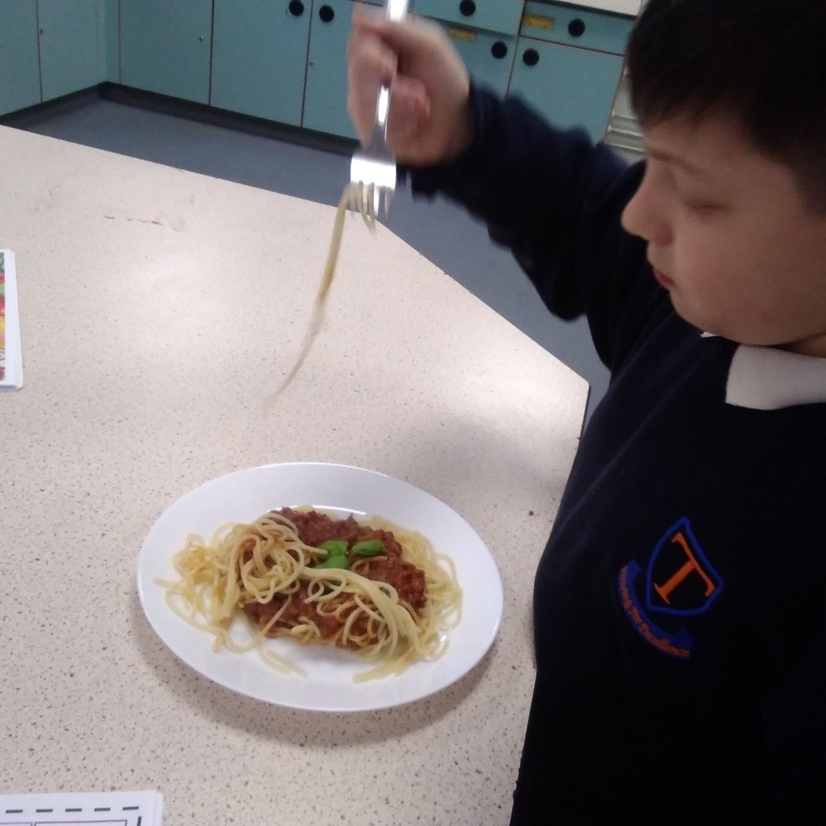 Trinity Academy New Bridge Food Tech Spaghetti Bolognese